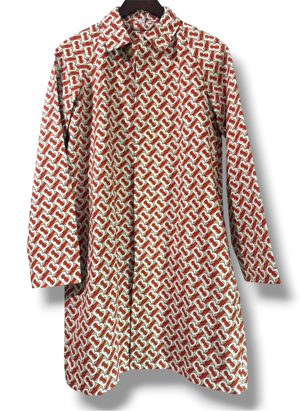 Burberry Red & Cream Logo Print Girls' Casual Dress. 12-14 YRs. Brand New.